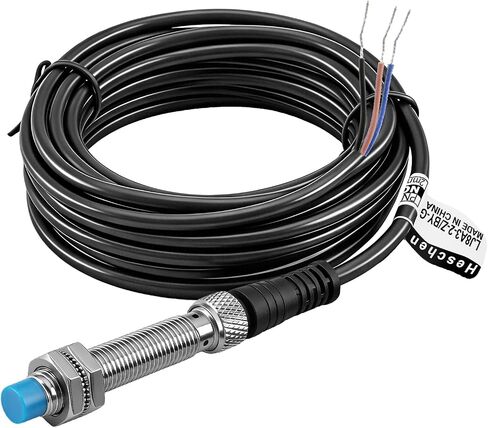 Heschen M8 مفتاح مستشعر القرب الحثي، LJ8A3-2-Z/BY-G، كاشف 2 مم، 10-30VDC 200mA، PNP مفتوح عادة (NO)، 3 أسلاك in Kuwait