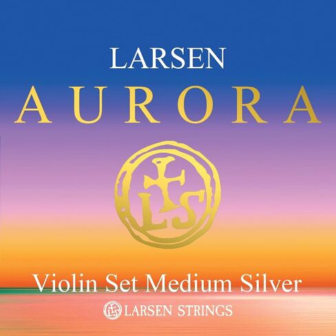 Larsen Aurora Violin Strings – Medium Tension Set with Silver D – Enhanced Clarity and Tonal Colour in Kuwait