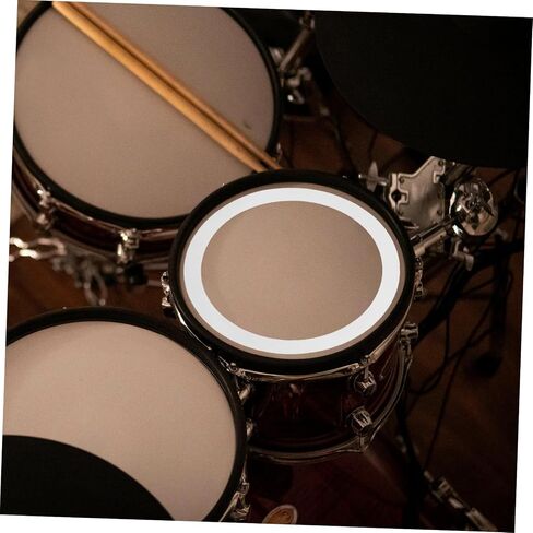 4pcs Portable Snare Drum Mute Rings Set Durable and Dampening for Quiet Practice Fits Drums Beginners and Musicians in Kuwait