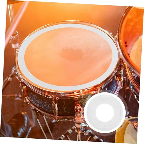 4pcs Portable Snare Drum Mute Rings Set Durable and Dampening for Quiet Practice Fits Drums Beginners and Musicians in Kuwait