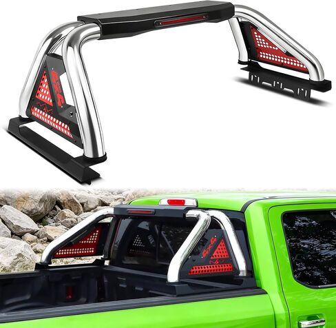 Stainless Steel Mid Size Roll Bar for Truck, Truck Roll Bar Adjustable Sport Bar Chase Rack Compatible for Tacoma,Ranger,Gladiator,Frontier,Canyon,Colorado in Kuwait