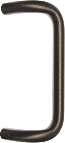 Rockwood BF157.314 سحب باب من الألومنيوم بزاوية 90 درجة، قطر 1 بوصة × 10 بوصة من المركز إلى المركز، من خلال تثبيت مسمار لباب 1-3/4 بوصة، لمسة نهائية بأكسيد برونزية داكنة للغاية in Kuwait