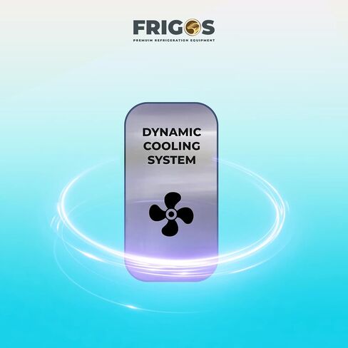 Frigos Premium FGP-CB-5260 قاعدة طهاة مبردة بدرجين مقاس 52 بوصة مع سطح فضي ممتد مقاس 60 بوصة - مثالية للمطبخ التجاري - ثلاجة قاعدة الطهاة متضمنة مع باب رفع in Kuwait