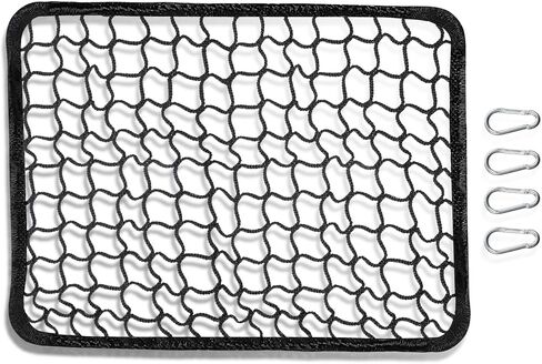 15 x 40ft Black Baseball Backstop Nets with Steel Hanging Kit and Nylon Rope, High Impact Nylon Netting, Professional Sports Barrier Net for Daily Use in Kuwait