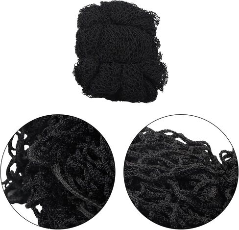 15 x 40ft Black Baseball Backstop Nets with Steel Hanging Kit and Nylon Rope, High Impact Nylon Netting, Professional Sports Barrier Net for Daily Use in Kuwait