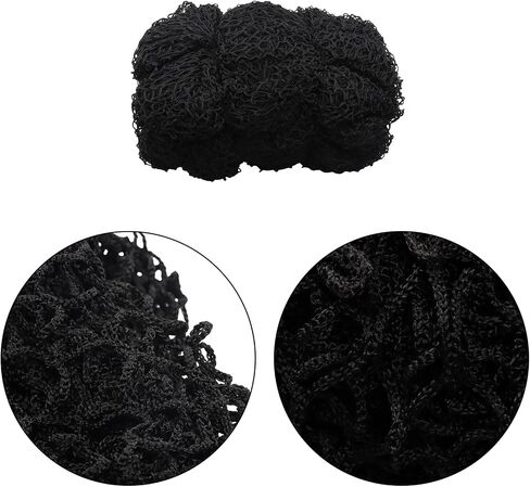 15 x 40ft Black Baseball Backstop Nets with Steel Hanging Kit and Nylon Rope, High Impact Nylon Netting, Professional Sports Barrier Net for Daily Use in Kuwait
