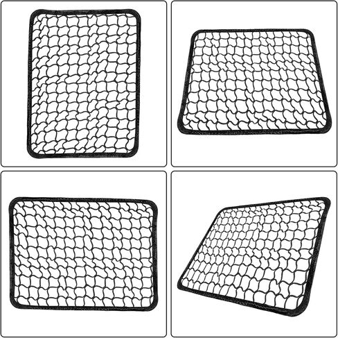 15 x 40ft Black Baseball Backstop Nets with Steel Hanging Kit and Nylon Rope, High Impact Nylon Netting, Professional Sports Barrier Net for Daily Use in Kuwait