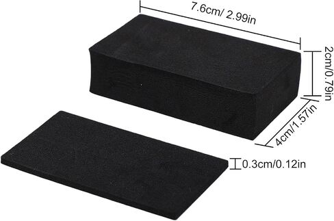 Karlak Headboard Bumpers Bed Headboard Bumper Pads Wall Protectors Furniture Wall Protectors EVA Foam Noise Reduction Strong Adhesive with 20mm (23pcs Bed Protector Pad (3mm Thick 13pcs) in Kuwait