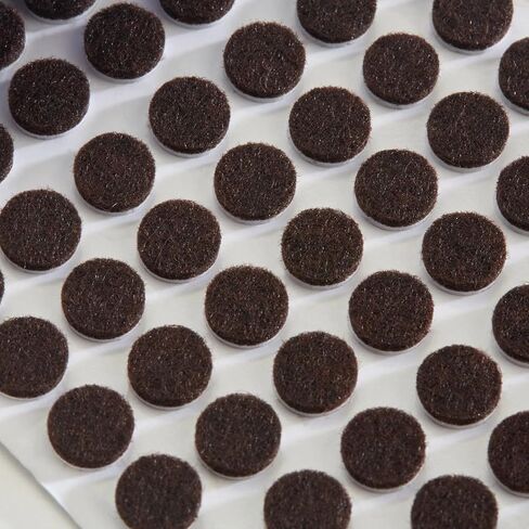 168 Heavy Duty Self-Adhesive Felt Pad Bumpers, 3/8" Diameter, Brown in Kuwait
