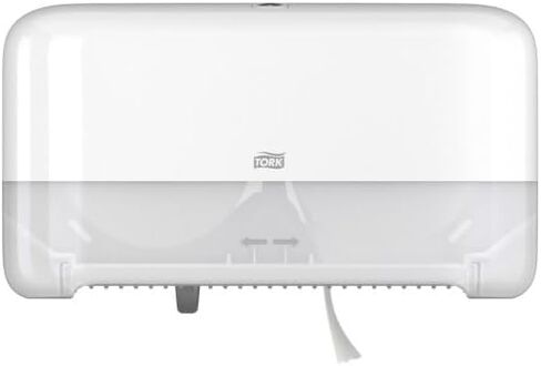 Tork OptiServe 2-Roll Coreless Toilet Paper Dispenser White T7, Horizontal Dispenser, Elevation Design, 558060 in Kuwait