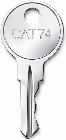 (10-Pack) CAT74 Dispenser Keys 33043 for Bobrick Commercial Toilet Paper & Towel Dispensers with 2 Key Rings in Kuwait