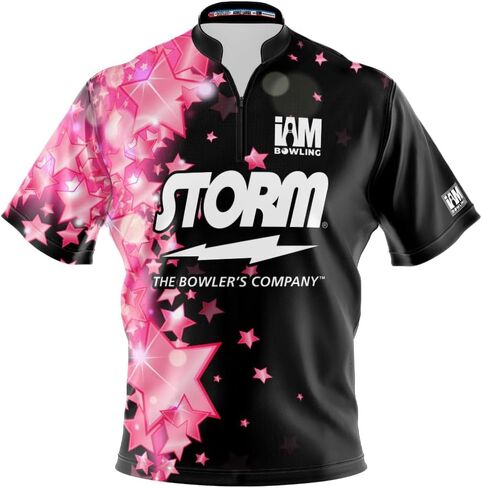 Logo Infusion I AM Bowling Jersey ياقة وشاح بأكمام قصيرة 2134-ST صُنع في الولايات المتحدة الأمريكية in Kuwait