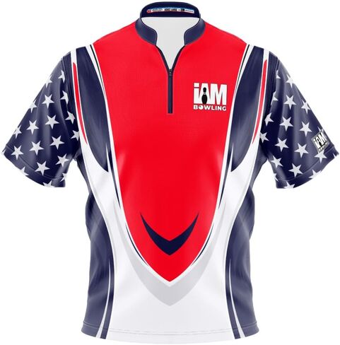 Logo Infusion Dye-Sublimated Bowling Jersey (Sash Collar) - I AM Bowling Fun Design 2013 - NO Logo in Kuwait