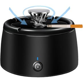 Smokeless Ashtray Smoke Removing Ash Tray Multifunctional 2 in 1 Smokeless Ashtrays Desktop USB Rechargeable Portable Ashtrays for Home Office in Kuwait