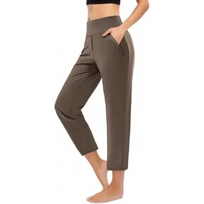 Capris for Women Cropped Casual Lounge Yoga Pants Summer Lightweight Work Athletic Travel Sweatpants with Pockets in Kuwait