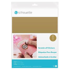 Silhouette America 10004214 Scratch Off Sticker Sheets SIL,Silver in Kuwait