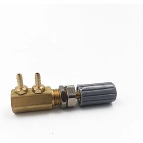 10Pcs Dental Water Adjustor F Type Dental Regulator Control Valve L Type 3mm 5mm for Dental Chair Turbine Unit Regulating Valve(F Type 5mm) in Kuwait