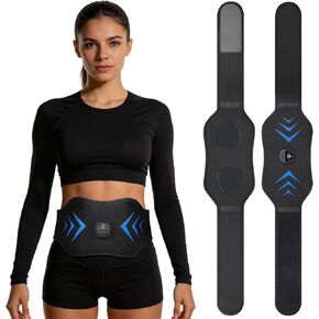 FDA Cleared ABS Stimulator Muscle Toner, Ab Machine, Fitness Workout Equipment for Women and Men (Black Blue) in Kuwait