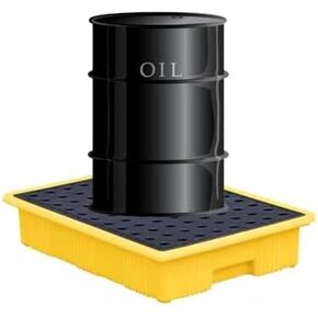 Spill Containment Pallet Tray Platform Oil Drum Drums Concrete Modular Drain Proof Tank polyethylene Profile Paint Bucket Garage Industrial,Heavy Duty Modular Spill Containment Platform, Lea in Kuwait