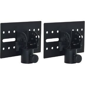 Speaker Stand Adapter,Adjustable All Metal 35mm Speaker Adapter Top Cap,Suitable for Stage and Event Setup,Hold up to 110lbs,DX-12 (2 Packs Black) in Saudi Arabia