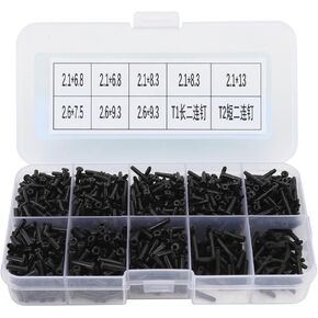 5 Sizes Nylon String Protector Set Badminton Grommets Tool - Racket Grommet Replacement Tool with Various Nail Types for Tennis Badminton in Kuwait