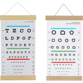 NOYOC Snellen Chart 10 Feet & Pediatric Chart, Visual Acuity Test for Kindergarten Eye Exams, Kids Gift in Kuwait