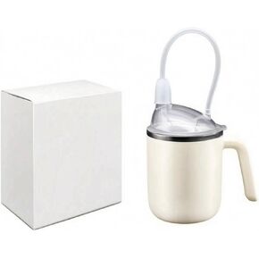 Three-in 1 Nursing Cup Stainless Steel Drinkware Light-Colored, Yellow, Export White Box in Kuwait