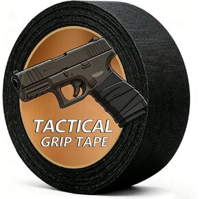 Tactical Grip Tape,1Inch Strong Adhesive Gun Griptape,Multipurpose Non-Slip Tactical Wrap Tape for Guns,Handgun, Rifle, Hockey,Bats, Rackets, Pullup Bars, Tools & Sport Handles in Saudi Arabia
