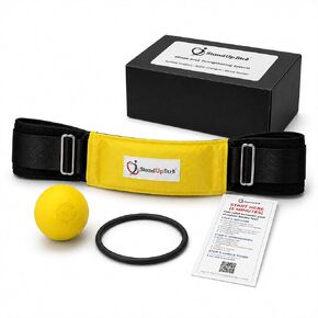 Stand Up Str8™ Middle Back Pain Relief System | Strengthen Between Shoulder Blades, Reduce Neck & Upper Back Tension, Includes Resistance Trainer, Includes Release Ball in Saudi Arabia