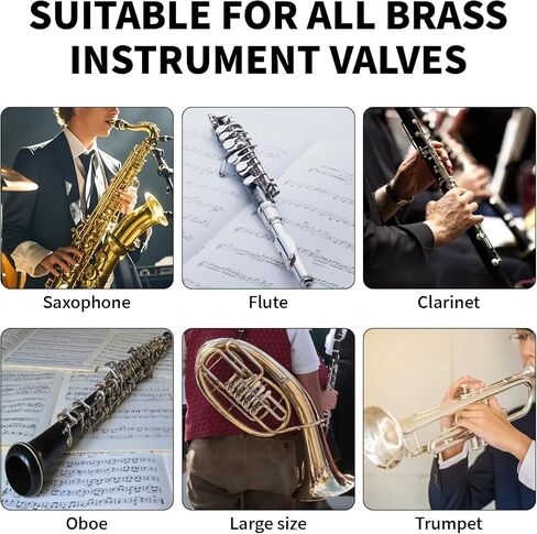 Brass Valve Oil 1.76oz for Trumpet, Trombone, French Horn, Tuba, Euphonium, All Brass Instruments Accessories | Valve and Rotor Lubricant - Odorless, Corrosion Protection Formula - Easy to Use (50ml) in Kuwait