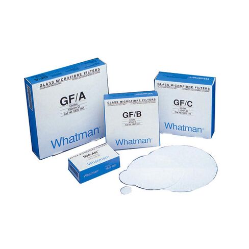 Whatman 1823-125 Glass Microfiber Binder Free Filter, 2.7 Micron, 2.2 s/100mL Flow Rate, Grade GF/D, 12.5cm Diameter (Pack of 25) in Kuwait