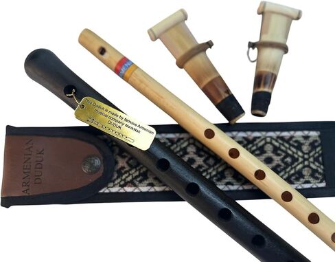 Armenian Duduk, Professional Duduk, Key A Duduk, 2 Reeds, National Taraz Case, Playing Instruction and Flute in Saudi Arabia