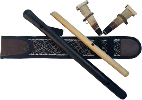 Armenian Duduk, Professional Duduk, Key A Duduk, 2 Reeds, National Taraz Case, Playing Instruction and Flute in Saudi Arabia
