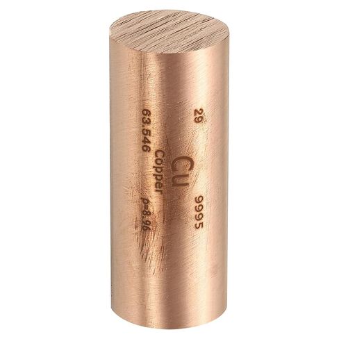 PATIKIL Red Copper Stick, 0.8x2 Cu Density Stick High Density Element Rod Unique Metal Round Periodic Table of Elements Collections Lab Experiment Teacher Scientific Classes in Kuwait