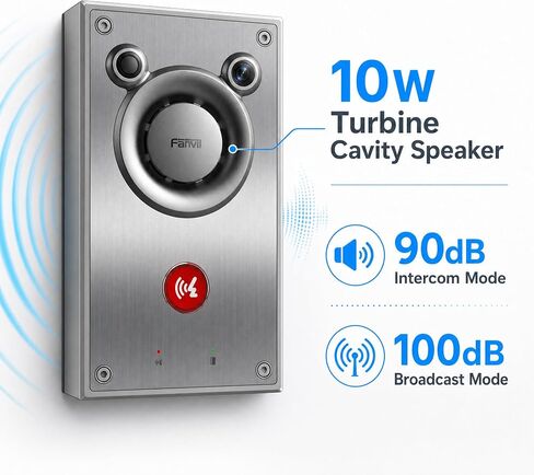 Fanvil A12 IP Audio Intercom, 2 SIP Lines, 10W Speaker, G.722, Opus in Kuwait