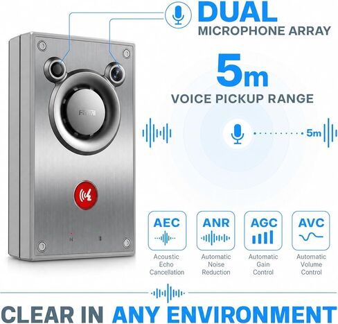 Fanvil A12 IP Audio Intercom, 2 SIP Lines, 10W Speaker, G.722, Opus in Kuwait