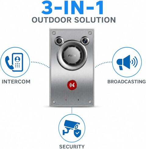 Fanvil A12 IP Audio Intercom, 2 SIP Lines, 10W Speaker, G.722, Opus in Kuwait