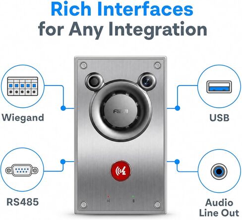 Fanvil A12 IP Audio Intercom, 2 SIP Lines, 10W Speaker, G.722, Opus in Kuwait