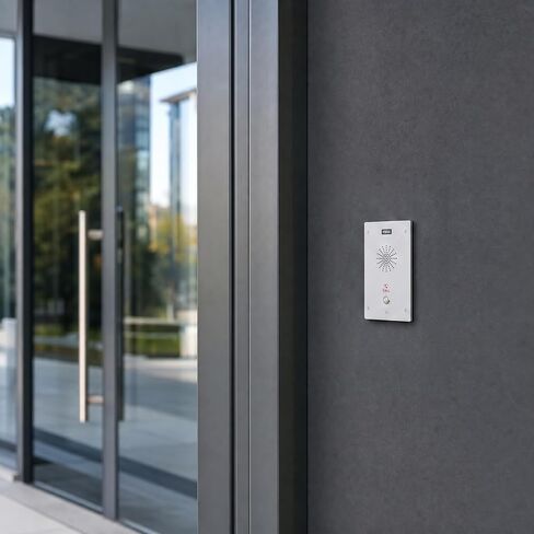 Fanvil i16S SIP Audio Intercom, 1-Button Outdoor Wall-Mount IP Intercom, PoE, 2 SIP Lines, HD Voice, 3W Speaker, IP65, IK10, Access Control I/O, Broadcasting, 7.68 × 4.72 × 1.57 in in Kuwait