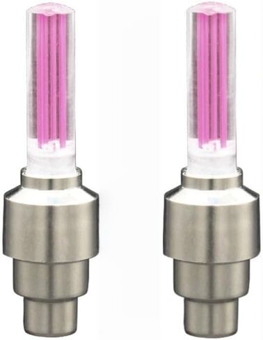Electric for Lighting,Bicycle Nozzle Light, Electric Motorcycle, Car Tire Valve Light, Children's Car, Night Riding, Colorful Wind and Fire Wheel in Kuwait