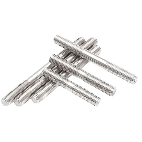 304 Stainless Steel Full Thread Studs, M6 M8 M10 M12 Coarse Thread Rods for Flange and Machinery, Industrial Bulk Packs (M12*50 [5 PCS]) in Kuwait