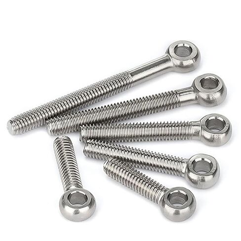 M10 304 Stainless Steel Eye Bolts with Slip Joint, 2 Pcs or 1 Pc Complete with Fisheye Screws for Rigging, Lifting and Marine Use (M10*35-2 Pieces) in Saudi Arabia