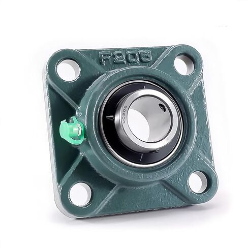 1Pcs UCF306 inner30 Outer Spherical Insert Bearing Taper Seat Self-Aligning, Double Rubber Seal, Square flanged Bearing， in Kuwait