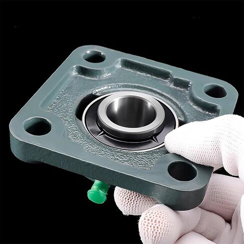 1Pcs UCF306 inner30 Outer Spherical Insert Bearing Taper Seat Self-Aligning, Double Rubber Seal, Square flanged Bearing， in Kuwait