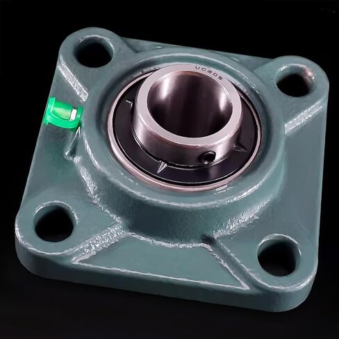 1Pcs UCF306 inner30 Outer Spherical Insert Bearing Taper Seat Self-Aligning, Double Rubber Seal, Square flanged Bearing， in Kuwait