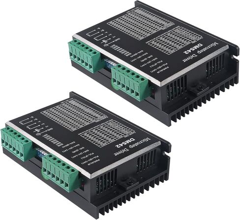 2 حزمة CNC Digital Microstep Driver DM542 2-Phase Stepper Motor Driver 20-50V DC Max 4.2A لـ Nema 17 وNema 23 وNema 34 Series Stepper Motor، استبدل M542 M542H in Kuwait