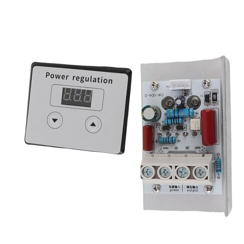 منظم الجهد الرقمي SCR 10000 واط، تيار متردد 220 فولت 80 أمبير، محرك كهربائي سريع 1000 واط، يمكنه دون صعوبة تعديل جهد الخرج على مقياس 0 o إشعار-Ac Enter، Ac in Kuwait