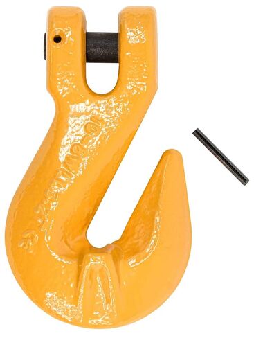 Mytee Products 3/8" Grade 80 Clevis Cradle Grab Hooks w/Pins | Tow Hooks with Clevis Pin for Trucks, 7100 lbs WLL (4 Pack) in Kuwait