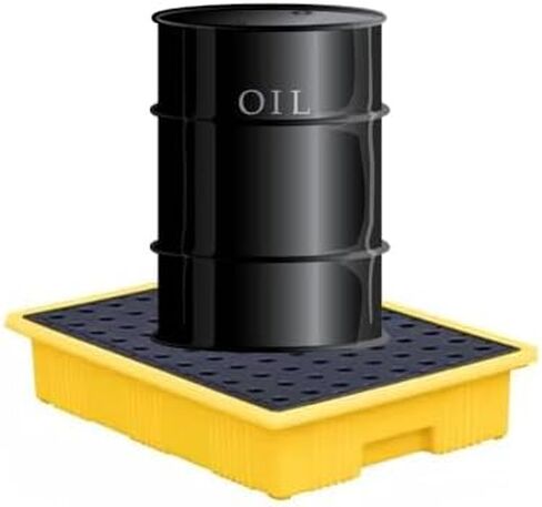 Spill Containment Pallet Tray Platform Oil Drum Drums Concrete Modular Drain Proof Tank polyethylene Profile Paint Bucket Garage Industrial,Heavy Duty Modular Spill Containment Platform, Lea in Kuwait