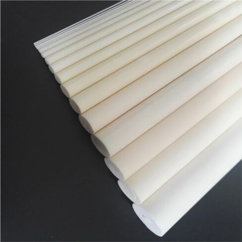 Ceramic Rod, Antistatic Alumina Ceramic Rod Length 100mm,Diameter 2mm to 10mm Structural Stability 1pc(10mm) in Kuwait